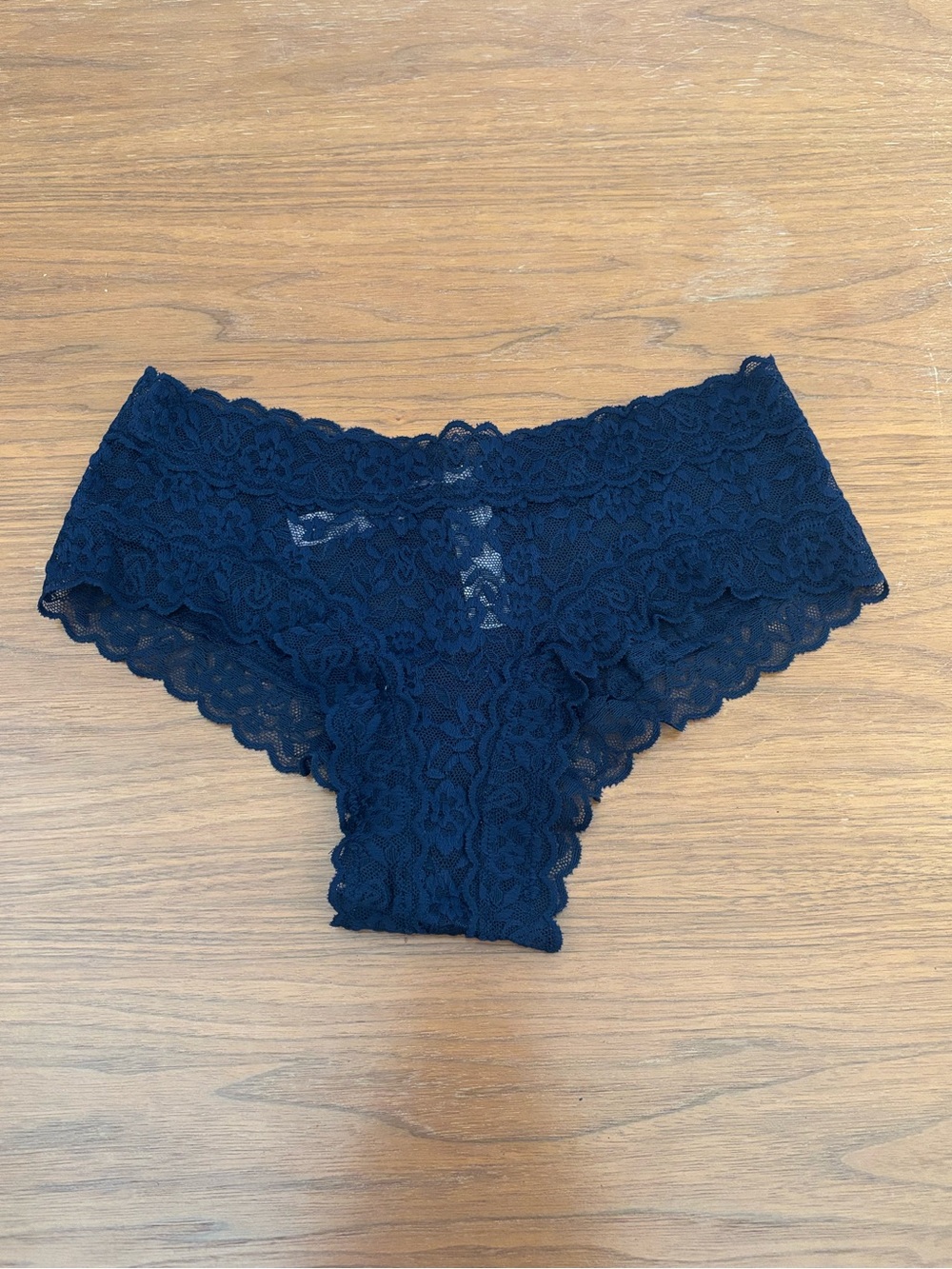 Victoria’s Secret Lace Cheeky Panty - Noir Navy